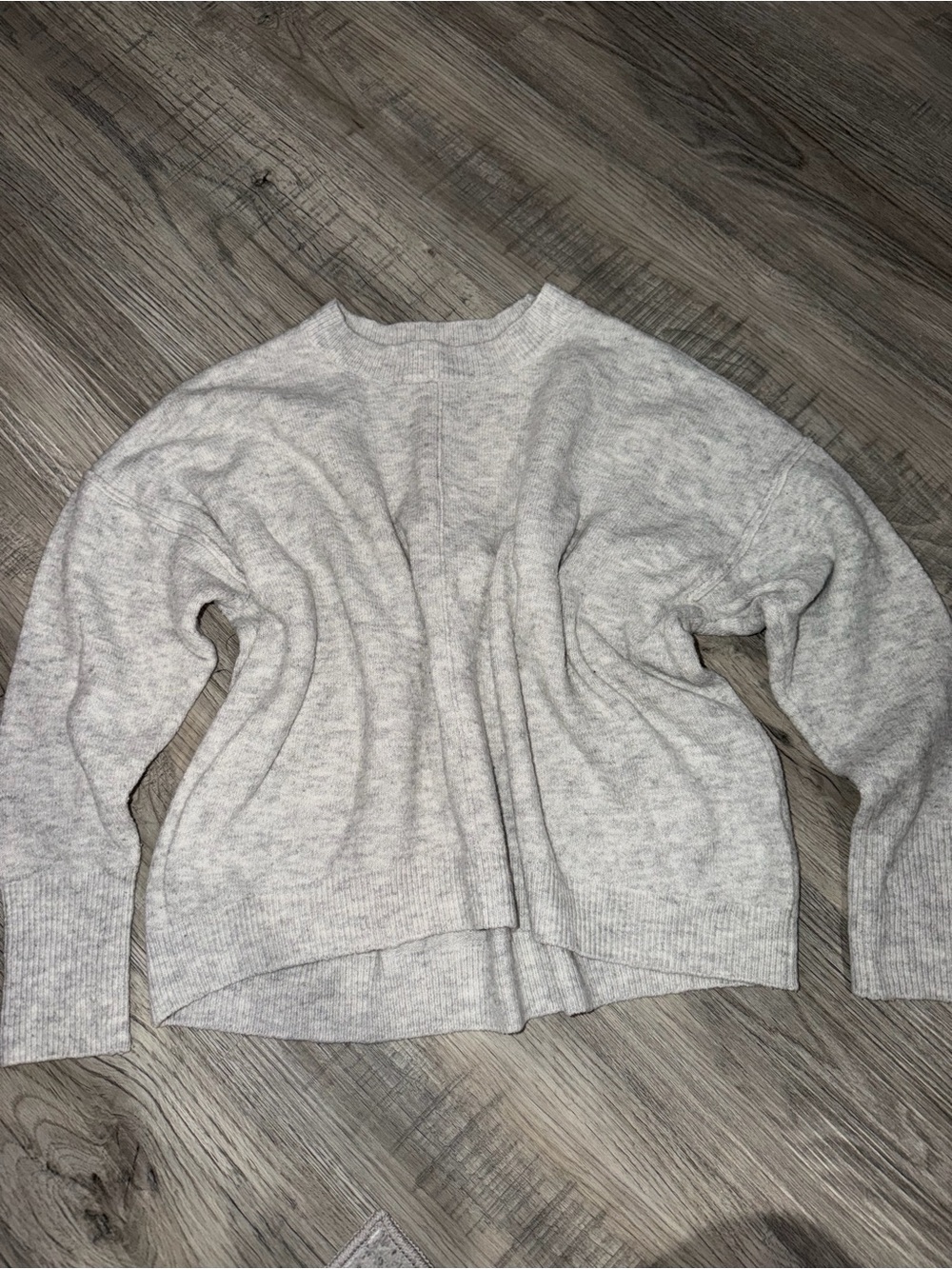 Vince Camuto Light Gray Crewneck Sweater
